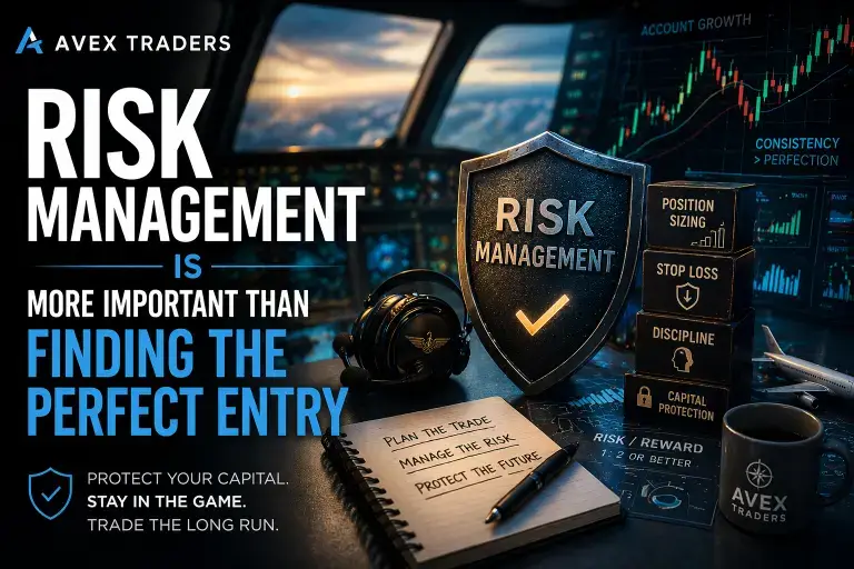 Risk management in forex trading is more important than perfect entry - Avex Traders