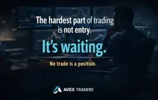 Trader waiting for the right setup demonstrating patience and discipline in forex trading