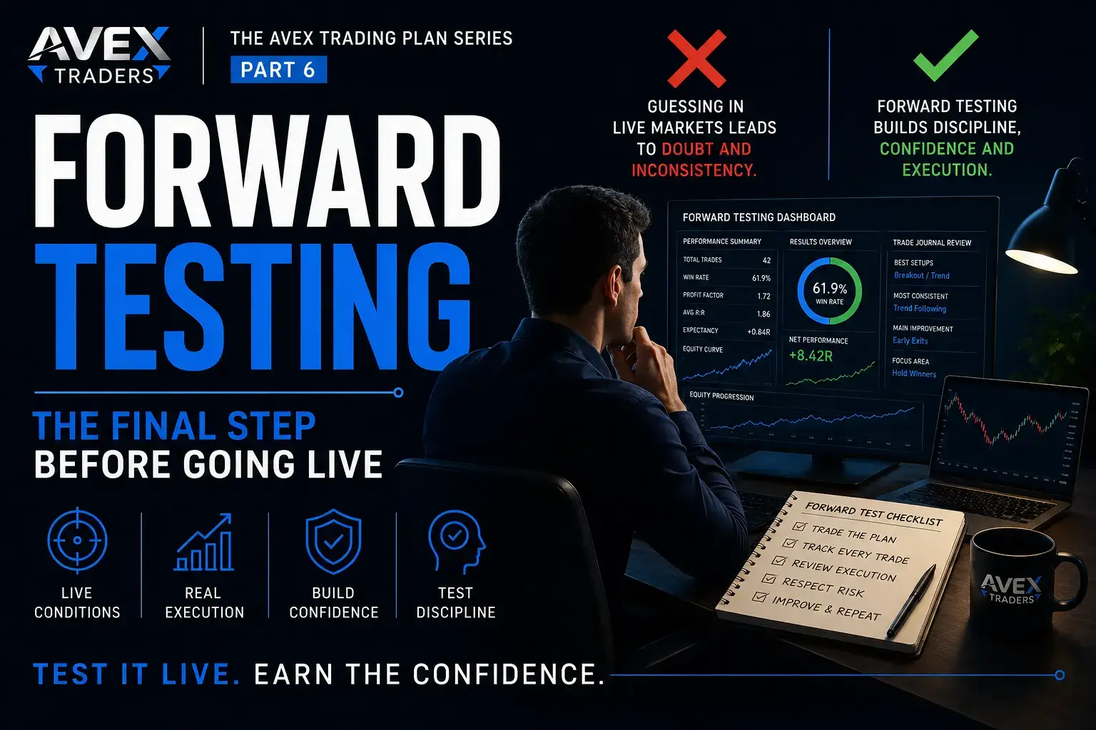 forward testing before live trading Avex Traders