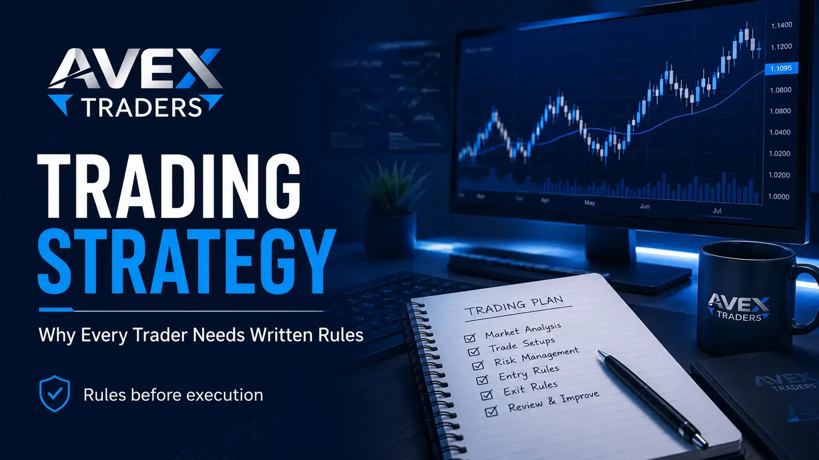 trading strategy written rules for disciplined forex trading